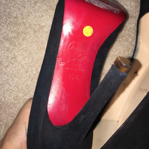 Christian Louboutin new simple pumps 35.5 100mm